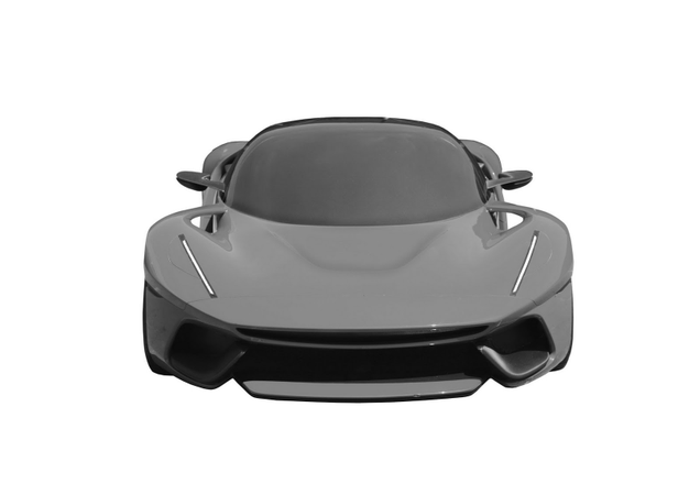 Illustration for article titled Patent Filing Shows Off Weird Mutant Ferrari LaFerrari